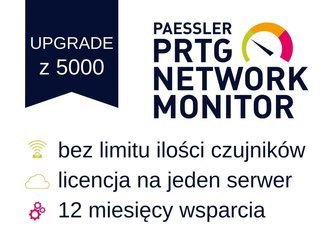 PRTG XL1 12 miesięcy wsparcia w zestawie (upgrade z 5000)